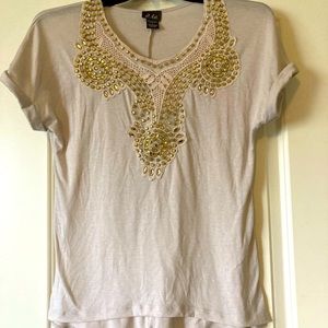 Women’s beaded tshirt